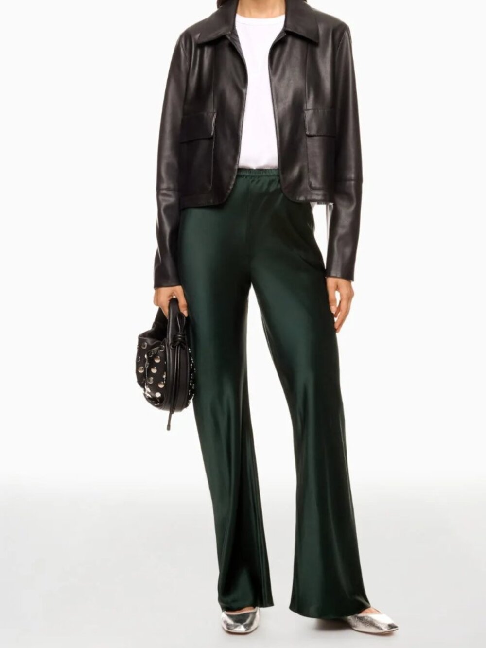 Silk Laundry Bias Cut Pants 100% Silk Size Medium MSRP $360